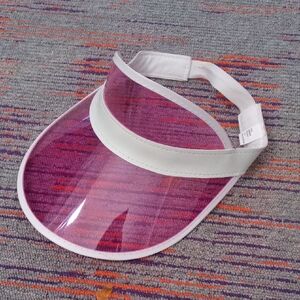 Target Pink and White Kids Visor